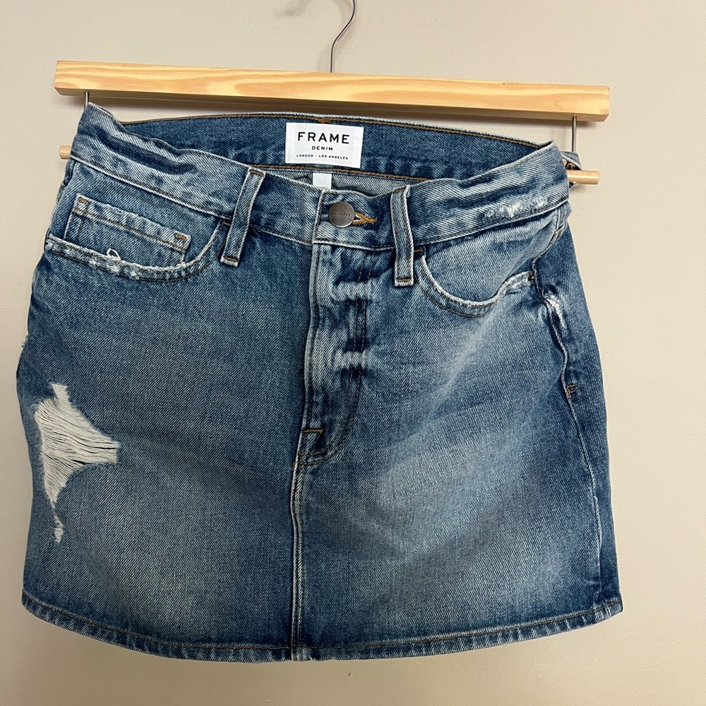 Frame Le Mini Denim Skirt size 26